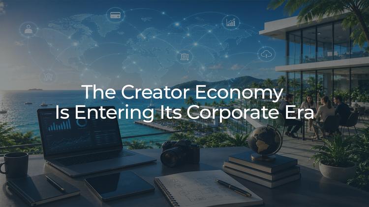 The Creator Economy Is Entering Its Corporate Era