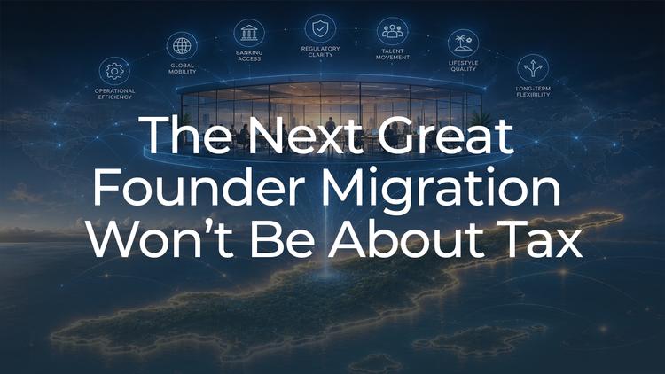 The Next Great Founder Migration Won’t Be About Tax