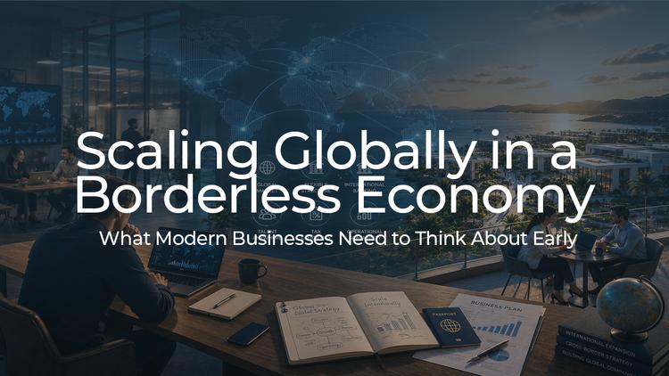 Scaling Globally in a Borderless Economy: What Modern Businesses Need to Think About Early